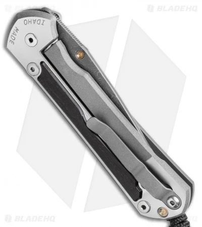 Chris Reeve Large Sebenza 31 Inlay Bog Oak (3.6" Raindrop Damascus) 5 Chris Reeve Large Sebenza 31 Inlay Bog Oak (3.6" Raindrop Damascus) - Image 3