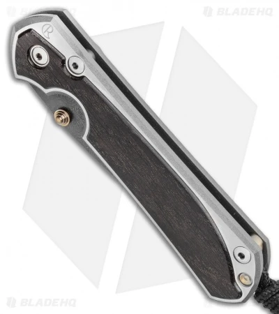 Chris Reeve Large Sebenza 31 Inlay Bog Oak (3.6" Raindrop Damascus) 4 Chris Reeve Large Sebenza 31 Inlay Bog Oak (3.6" Raindrop Damascus) - Image 2