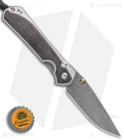 Chris Reeve Left-Hand Large Sebenza 31 Bog Oak (3.625" Raindrop Damascus) 6 Chris Reeve Left-Hand Large Sebenza 31 Bog Oak (3.625" Raindrop Damascus) - Image 4