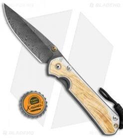 Chris Reeve Large Sebenza 31 Box Elder Knife Boomerang Dam. Double Lug (3.625") -Chris Reeve Store Chris Reeve Large Sebenza 31 Box Elder Boomerang Damascus BHQ 98935 jr bottlecap