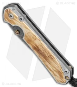 Chris Reeve Large Sebenza 31 Inlay Box Elder (3.6" Ladder Damascus) 7 Chris Reeve Large Sebenza 31 Inlay Box Elder (3.6" Ladder Damascus) -Chris Reeve Store Chris Reeve Large Sebenza 31 Box Elder Ladder Damascus BHQ 98960 LS Spine