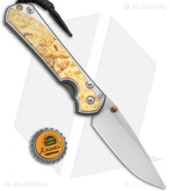 Chris Reeve Large Sebenza 31 Left Hand Frame Lock Knife Box Elder Burl (Satin) -Chris Reeve Store Chris Reeve Large Sebenza 31 Box Elder Left Hand Satin BHQ 98963 jr bottlecap