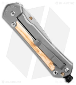 Chris Reeve Large Sebenza 31 Frame Lock Knife Box Elder Burl (3.625" SW) -Chris Reeve Store Chris Reeve Large Sebenza 31 FL Box Elder Burl SW BHQ 98964 jr side