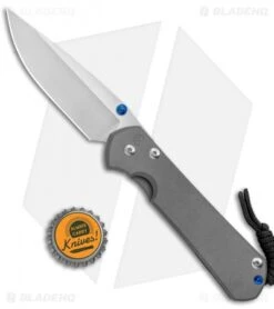 Chris Reeve Large Sebenza 31 Frame Lock Knife Titanium (3.625" SW Double Lug) -Chris Reeve Store Chris Reeve Large Sebenza 31 FL Double Lug SW BHQ 98932 jr bottlecap