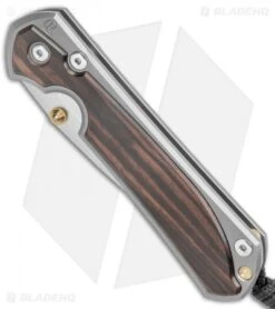 Chris Reeve Large Sebenza 31 Frame Lock Knife Macassar Ebony (3.625" Satin) -Chris Reeve Store Chris Reeve Large Sebenza 31 FL Macassar Ebony Satin BHQ 98965 jr spine