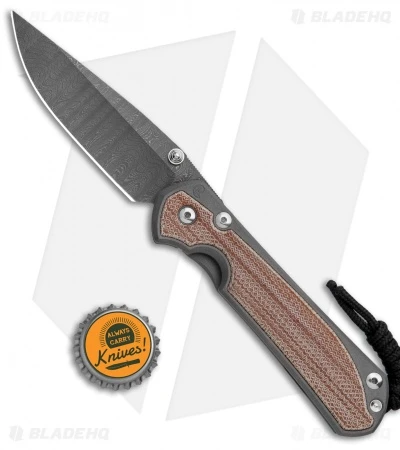 Chris Reeve Large Sebenza 31 Natural Micarta Ladder Damascus 6 Chris Reeve Large Sebenza 31 Natural Micarta Ladder Damascus - Image 4