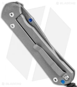 Chris Reeve Large Sebenza 31 Frame Lock Knife Ti (3.625" Raindrop Damascus) -Chris Reeve Store Chris Reeve Large Sebenza 31 FL Raindrop Damascus BHQ 99020 jr side