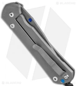 Chris Reeve Large Sebenza 31 Frame Lock Knife Ti (3.625" Boomerang Damascus) -Chris Reeve Store Chris Reeve Large Sebenza 31 FL Ti Boomerang Damascus BHQ 99034 jr side