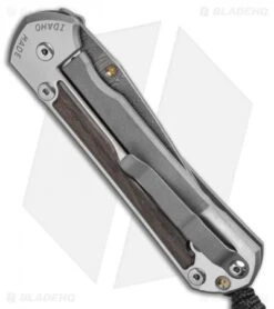 Chris Reeve Large Sebenza 31 Inlay Bog Oak (3.6" Ladder Damascus) -Chris Reeve Store Chris Reeve Large Sebenza 31 Inlay Bog Oak Ladder Damascus BHQ 98952 LS Side