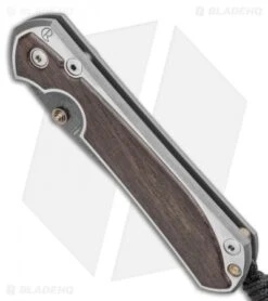 Chris Reeve Large Sebenza 31 Inlay Bog Oak (3.6" Ladder Damascus) -Chris Reeve Store Chris Reeve Large Sebenza 31 Inlay Bog Oak Ladder Damascus BHQ 98952 LS Spine