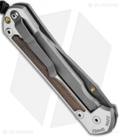 Chris Reeve Large Sebenza 31 Bog Oak (3.62" Boomerang Damascus) Left Hand -Chris Reeve Store Chris Reeve Large Sebenza 31 LEFT HAND Bog Oak Boomerang Damascus BHQ 118511 JR side