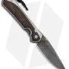 Chris Reeve Large Sebenza 31 Macassar Ebony (3.62" Boomerang Damascus) Left Hand