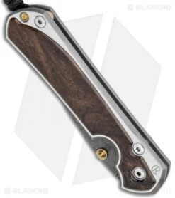 Chris Reeve Large Sebenza 31 Macassar Ebony (3.62" Boomerang Damascus) Left Hand -Chris Reeve Store Chris Reeve Large Sebenza 31 LEFT HAND Macassar Ebony Boomerang Damascus BHQ 118513 JR spine