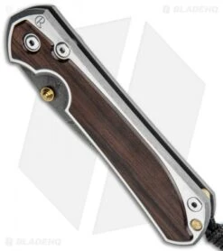 Chris Reeve Large Sebenza 31 Knife Macassar Ebony (3.6" Boomerang Damascus) -Chris Reeve Store Chris Reeve Large Sebenza 31 Macassar Ebony Bommerang Damascus BHQ 118843 jr spine