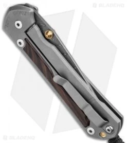 Chris Reeve Large Sebenza 31 Knife Macassar Ebony (3.625" Boomerang Dam.) -Chris Reeve Store Chris Reeve Large Sebenza 31 Macassar Ebony Boomerang Damascus BHQ 137271 jr side