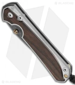 Chris Reeve Large Sebenza 31 Macassar Inlay (3.6" Ladder Damascus) -Chris Reeve Store Chris Reeve Large Sebenza 31 Macassar Ebony Ladder Damascus BHQ 98968 LS Spine