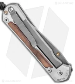 Chris Reeve Large Sebenza 31 Knife Macassar Ebony Ladder Dam. Left-Hand (3.625") 8 Chris Reeve Large Sebenza 31 Knife Macassar Ebony Ladder Dam. Left-Hand (3.625") -Chris Reeve Store Chris Reeve Large Sebenza 31 Macassar Ebony Ladder Damascus Left Hand BHQ 98969 LS Side