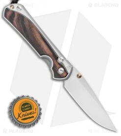 Chris Reeve Left-Hand Large Sebenza 31 Knife Macassar Ebony (3.625" Satin) -Chris Reeve Store Chris Reeve Large Sebenza 31 Macassar Ebony Left Hand BHQ 98966 LS Bottlecap