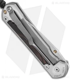 Chris Reeve Left-Hand Large Sebenza 31 Knife Macassar Ebony (3.625" Satin) -Chris Reeve Store Chris Reeve Large Sebenza 31 Macassar Ebony Left Hand BHQ 98966 LS Side