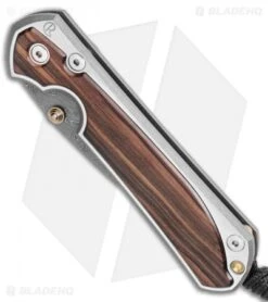 Chris Reeve Store -Chris Reeve Store Chris Reeve Large Sebenza 31 Macassar Ebony Raindrop Damascus BHQ 98971 LS Spine