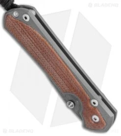 Chris Reeve Left Hand Large Sebenza 31 Natural Micarta Raindrop Damascus -Chris Reeve Store Chris Reeve Large Sebenza 31 Natural Micarta Raindrop Damascus Left Hand BHQ 98944 LS Spine