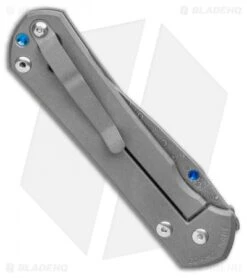 Chris Reeve Left-Hand Large Sebenza 31 Knife Ti (3.625" Raindrop Damascus) -Chris Reeve Store Chris Reeve Large Sebenza 31 Raindrop Damascus Left Hand BHQ 99021 LS Spine 2