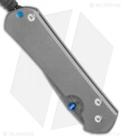 Chris Reeve Left-Hand Large Sebenza 31 Knife Ti (3.625" Raindrop Damascus) -Chris Reeve Store Chris Reeve Large Sebenza 31 Raindrop Damascus Left Hand BHQ 99021 LS Spine