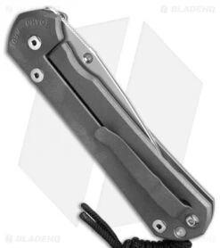 Chris Reeve Large Sebenza 31 Knife Unique Graphic Hematite Cabochon (3.6") -Chris Reeve Store Chris Reeve Large Sebenza 31 Unique Graphic Hematite Cabochon Polished A BHQ 113427 td side