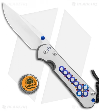 Chris Reeve Large Sebenza 31 Knife Unique Graphic Purple Cross (3.6" Satin) 6 Chris Reeve Large Sebenza 31 Knife Unique Graphic Purple Cross (3.6" Satin) - Image 4