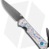 Chris Reeve Large Sebenza 31 Unique Graphic Triple Mosaic Opal (3.6" Raindrop) -Chris Reeve Store Chris Reeve Large Sebenza 31 Unique Graphic Triple Mosaic Opal D Raindrop Damascus BHQ 113457 jr