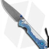 Chris Reeve Large Sebenza 31 Unique Graphic Triple Mosaic Opal Blue (3.6" Rain.) -Chris Reeve Store Chris Reeve Large Sebenza 31 Unique Graphic Triple Mosaic Raindrop Damascus BHQ 144654 jr