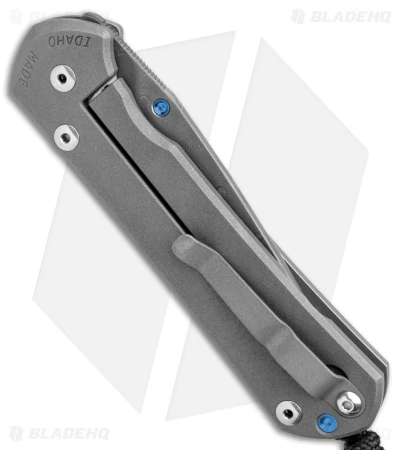 Chris Reeve Large Sebenza 31 Unique Graphic Triple Mosaic Opal Blue (3.6" Rain.) 5 Chris Reeve Large Sebenza 31 Unique Graphic Triple Mosaic Opal Blue (3.6" Rain.) - Image 3