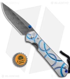 Chris Reeve Large Sebenza 31 Unique Arch Graphic (3.5" Raindrop Damascus) -Chris Reeve Store Chris Reeve Large Sebenza 31 Unique Raindrop Damascus DP BHQ 176157 jr bottlecap