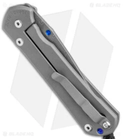 Chris Reeve Large Sebenza 31 Unique Arch Graphic (3.5" Raindrop Damascus) -Chris Reeve Store Chris Reeve Large Sebenza 31 Unique Raindrop Damascus DP BHQ 176157 jr side