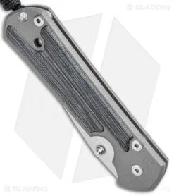 Chris Reeve Left-Hand Large Sebenza 21 Drop Point Black Micarta (3.625" SW) -Chris Reeve Store Chris Reeve Left Hand Large Sebenza 21 DP Black Micarta SW BHQ 111736 jr spine