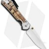 Chris Reeve Left Hand Large Sebenza 21 Knife Spalted Beech (3.6" Stonewash) -Chris Reeve Store Chris Reeve Left Hand Large Sebenza 21 Spalted Beech SW L21 1163 BHQ 87893 jr