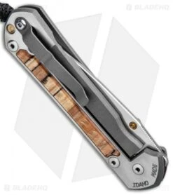 Chris Reeve Left Hand Large Sebenza 21 Knife Spalted Beech (3.6" Stonewash) -Chris Reeve Store Chris Reeve Left Hand Large Sebenza 21 Spalted Beech SW L21 1163 BHQ 87893 jr side