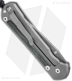 Chris Reeve Large Sebenza 31 Black Micarta Raindrop Damascus Left Hand -Chris Reeve Store Chris Reeve Left Hand Large Sebenza 31 Black Micarta Raindrop Damascus BHQ 98945 jr side