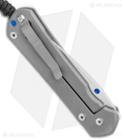 Chris Reeve Left-Hand Large Sebenza 31 Frame Lock Knife Ti (3.625" Stonewash) -Chris Reeve Store Chris Reeve Left Hand Large Sebenza 31 Frame Lock Knife Ti 3.625in SW BHQ 98930 LS Side