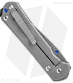 Chris Reeve Left-Hand Large Sebenza 31 Knife Ti (3.6" Boomerang Damascus) -Chris Reeve Store Chris Reeve Left Hand Large Sebenza 31 Ti Boomerang Damascus BHQ 137572 jr side