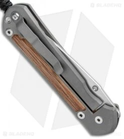 Chris Reeve Left-Hand Large Sebenza 21 Drop Point Micarta (3.625" SW) -Chris Reeve Store Chris Reeve Left Hand Sebenza 21 DP Micarta SW BHQ 94351 jr side