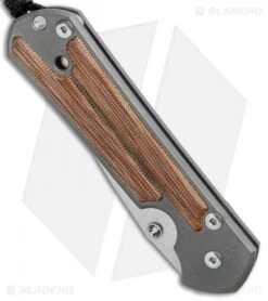 Chris Reeve Left-Hand Large Sebenza 21 Drop Point Micarta (3.625" SW) -Chris Reeve Store Chris Reeve Left Hand Sebenza 21 DP Micarta SW BHQ 94351 jr spine