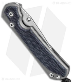 Chris Reeve Left Hand Small Sebenza 31 Knife Black Micarta Double Lug (3" SW) -Chris Reeve Store Chris Reeve Left Hand Small Sebenza 31 Black Micarta Double Lug SW BHQ 145386 jr spine