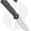 Chris Reeve Left Hand Small Sebenza 31 Knife Black Micarta (2.94" Stonewash)