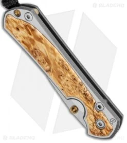 Chris Reeve Left-Hand Small Sebenza 31 Knife Box Elder Burl (2.94" Satin) -Chris Reeve Store Chris Reeve Left Hand Small Sebenza 31 Box Elder Burl Satin BHQ 99000 jr spine