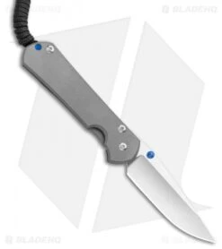 Chris Reeve Left-Hand Small Sebenza 31 Knife Titanium (2.94" Stonewash)
