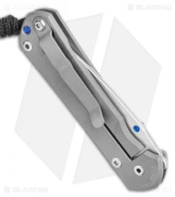 Chris Reeve Left-Hand Small Sebenza 31 Knife Titanium (2.94" Stonewash) -Chris Reeve Store Chris Reeve Left Hand Small Sebenza 31 Knife Titanium 2.94in Stonewash BHQ 98973 LS Side