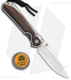 Chris Reeve Left-Hand Small Sebenza 31 Knife Macassar Ebony (2.94" Stonewash) -Chris Reeve Store Chris Reeve Left Hand Small Sebenza 31 Macassar Ebony SW BHQ 99003 jr bottlecap