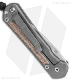 Chris Reeve Left Hand Small Sebenza 31 Natural Micarta (2.94" Satin) -Chris Reeve Store Chris Reeve Left Hand Small Sebenza 31 Natural Micart 2.94 Satin Side LS