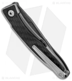 Chris Reeve Mnandi Gentleman's Knife Carbon Fiber (2.75" Raindrop Damascus) 8 Chris Reeve Mnandi Gentleman's Knife Carbon Fiber (2.75" Raindrop Damascus) -Chris Reeve Store Chris Reeve Mnandi Gentlemans Knife Carbon FIber Raindrop Damascus BHQ 78016 er side